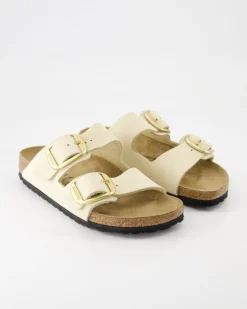 Arizona Big Buckle Pantoletten in Beige