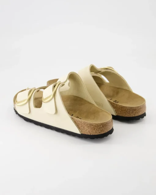Arizona Big Buckle Pantoletten in Beige