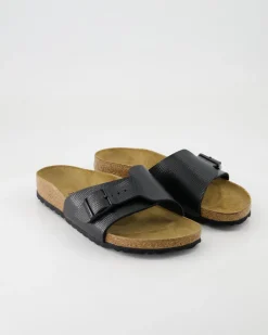 Catalina Birko-Flor Pantoletten in Schwarz