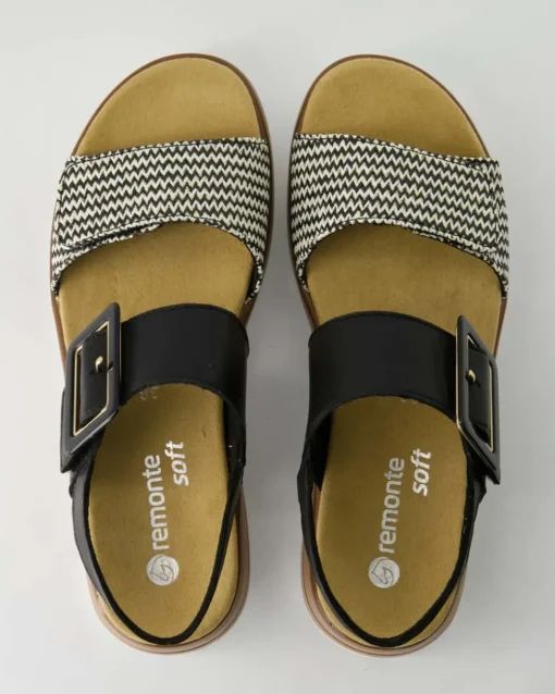 D1J53-02 Sandalen in Schwarz