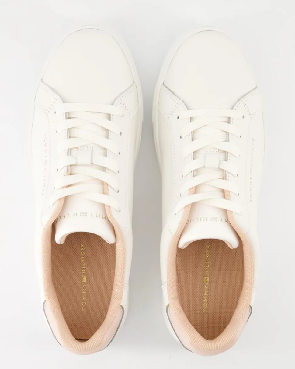 Essential Court Sneaker in Beige