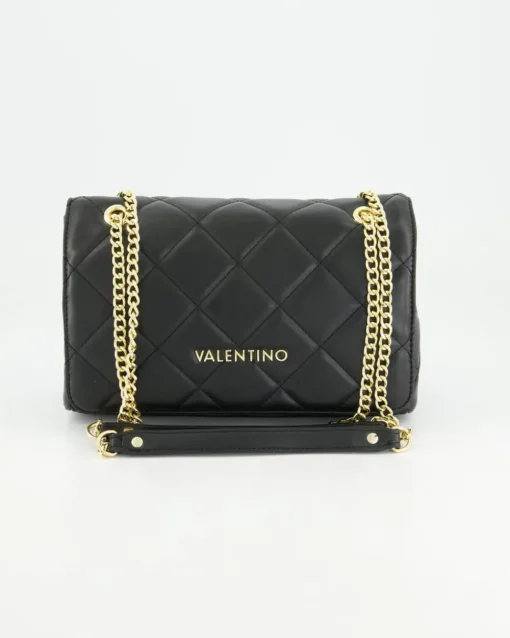 Flap Bag Ocarina Handtasche in Schwarz