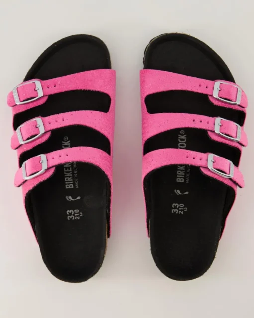 Florida Kids Vegan Pantoletten in Pink