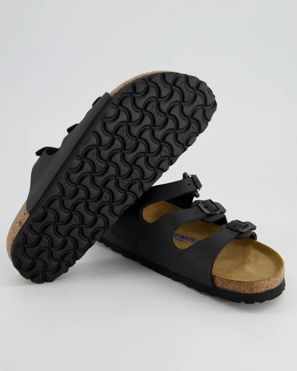 Florida Weichbettung Pantoletten in Schwarz