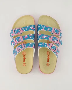 Fußbettpantoffel Pantoletten in Blau