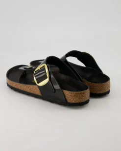 Gizeh Big Buckle Pantoletten in Schwarz