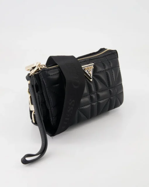 Latona Mini TRI Cprmnt Top Zip Umhängetasche in Schwarz