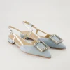 Lavanda Slingpumps in Blau