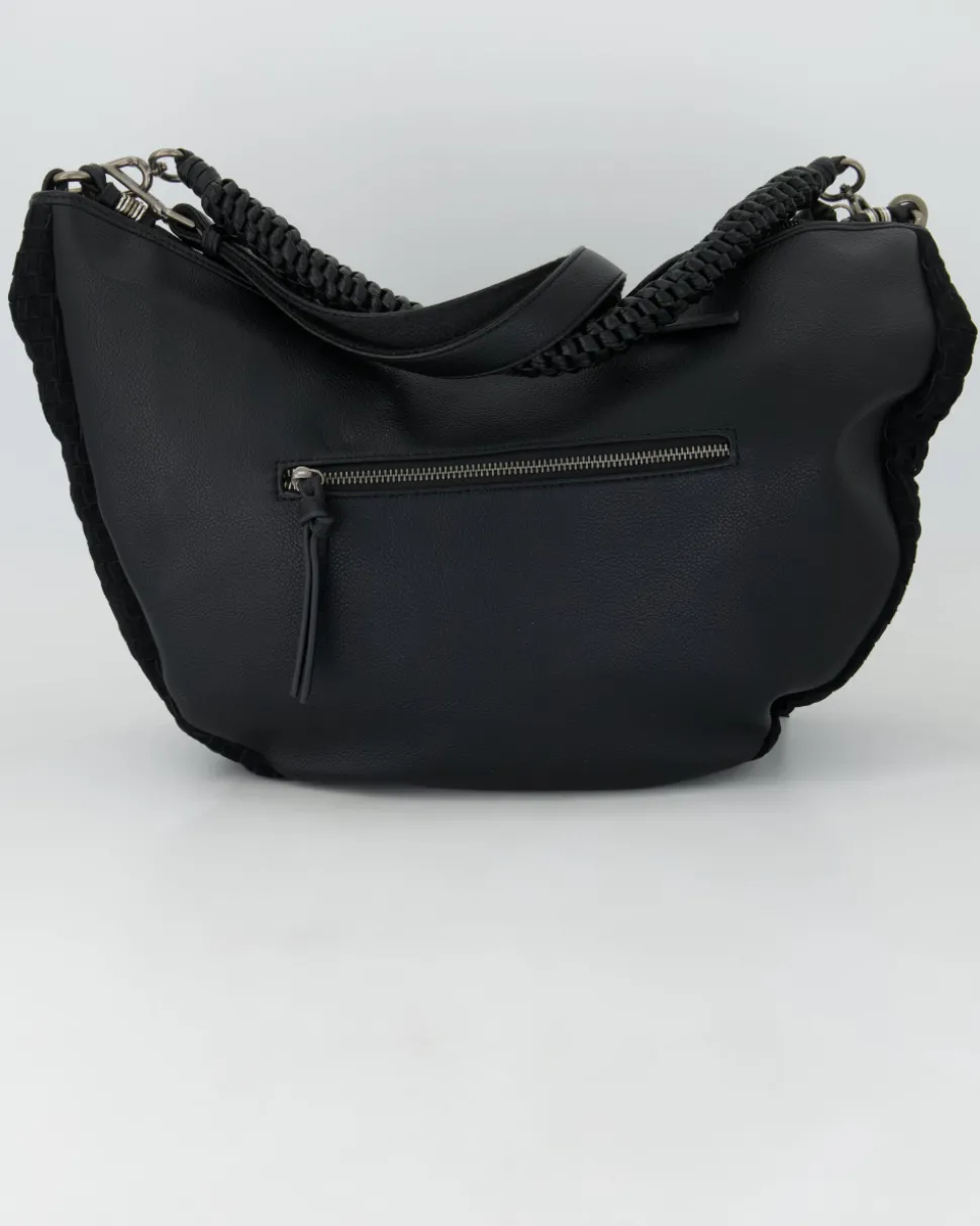 Natural Flow Hobo Handtasche in Schwarz