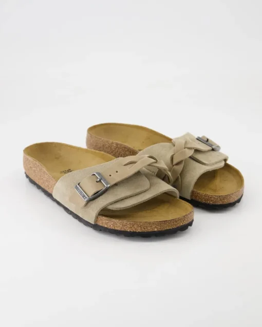 Oita Braided Pantoletten in Beige