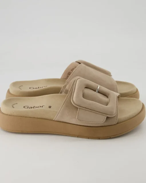 63.751.12 Pantoletten in Beige