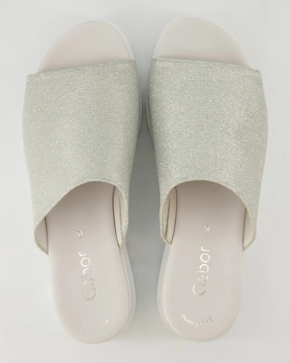 24.613.61 Pantoletten in Silber