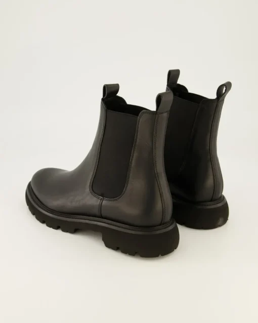 Print Chelsea Boots in Schwarz