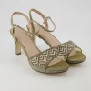 Sandale Sandalen in Silber