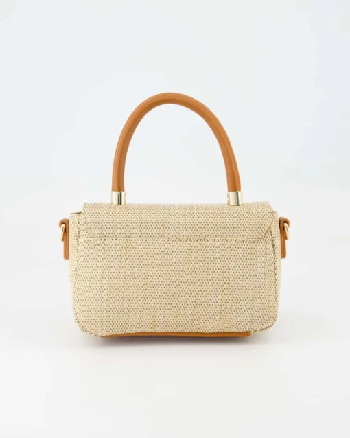 Satchel Copacabana Handtasche in Beige
