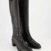 2559 Schaftstiefel in Schwarz