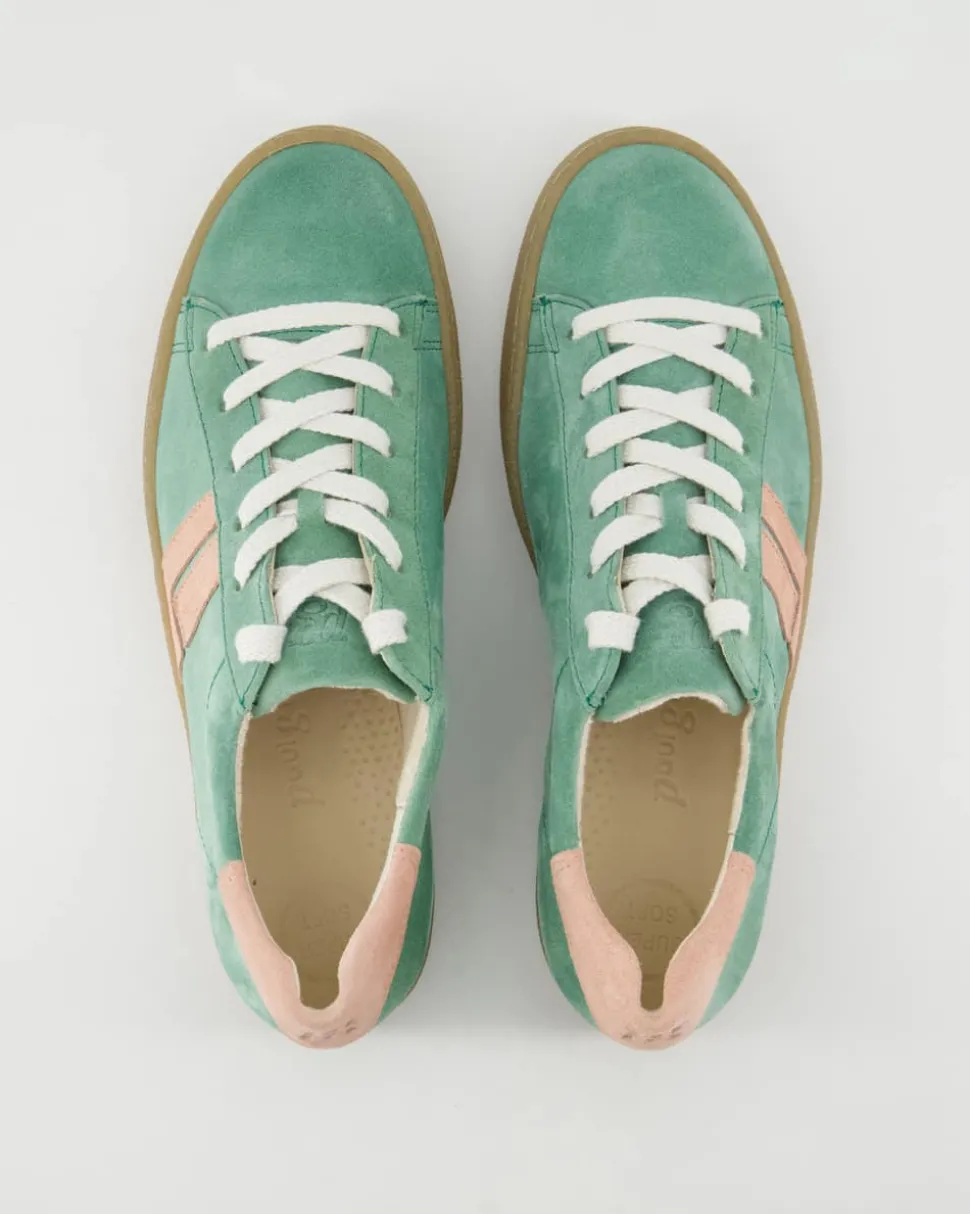 5464 Schnürschuhe in Grün