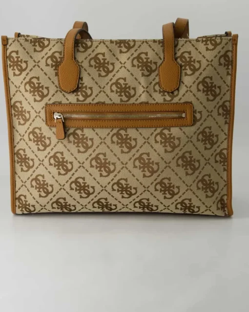 Silvana Girlfriend Tote Handtasche in Beige