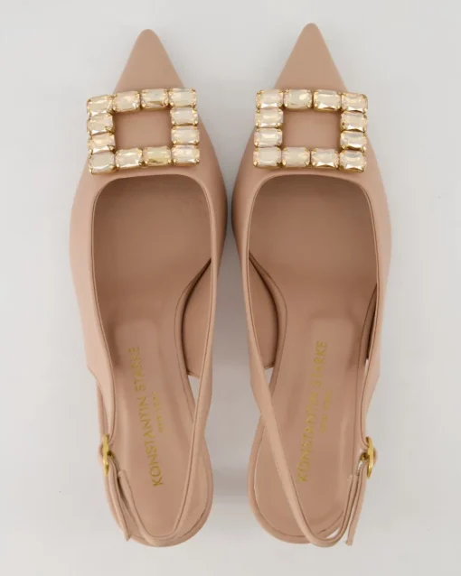 0440 Slingpumps in Beige