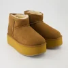 Stinger Micro Flatform Winterstiefel in Beige