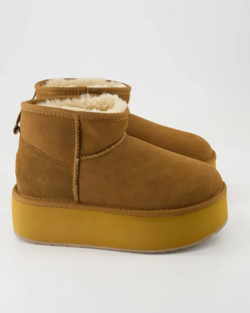Stinger Micro Flatform Winterstiefel in Beige