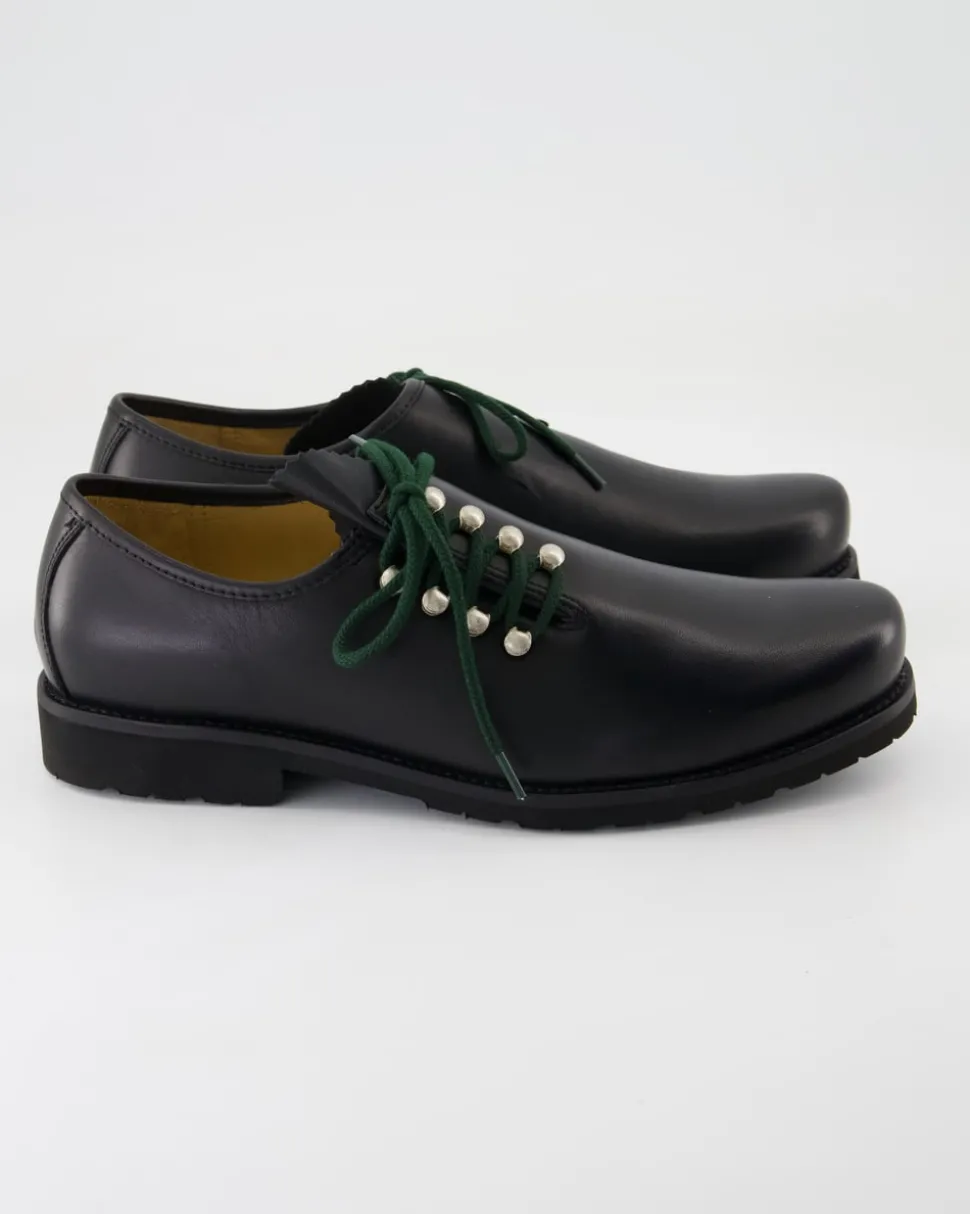 6139-01 Trachtenschuhe in Schwarz