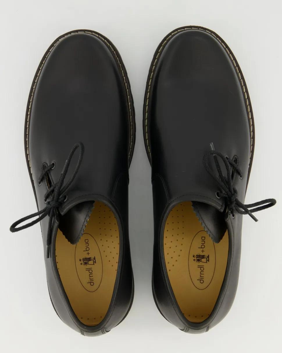 6054-03 Trachtenschuhe in Schwarz