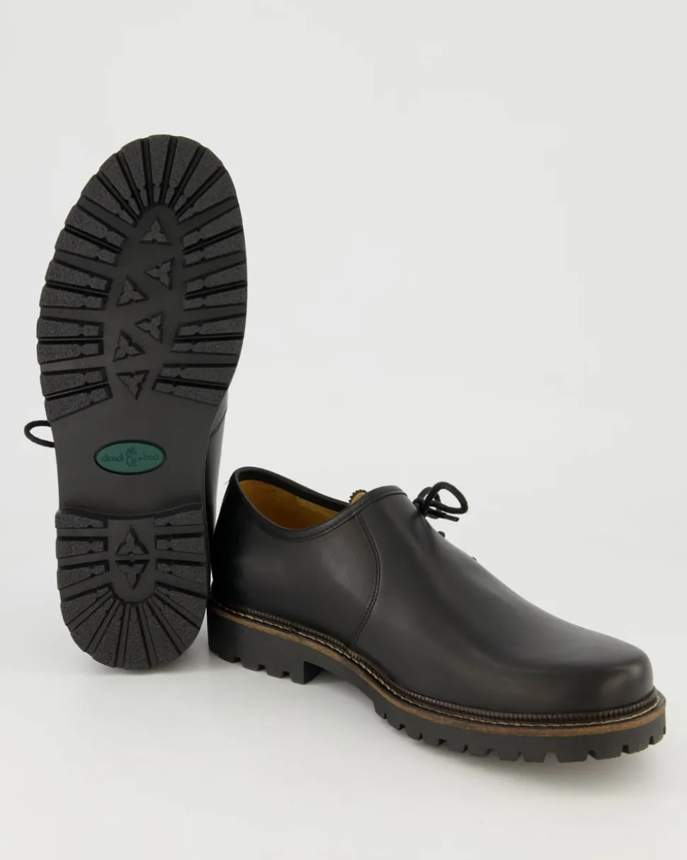 6054-03 Trachtenschuhe in Schwarz