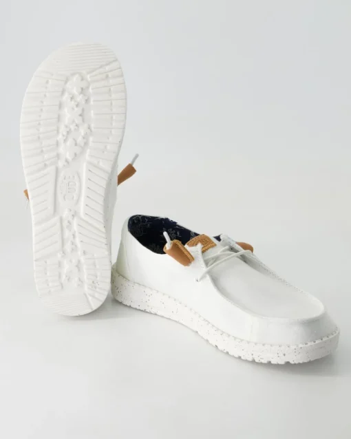 Wendy Washed Sneaker in Weiß