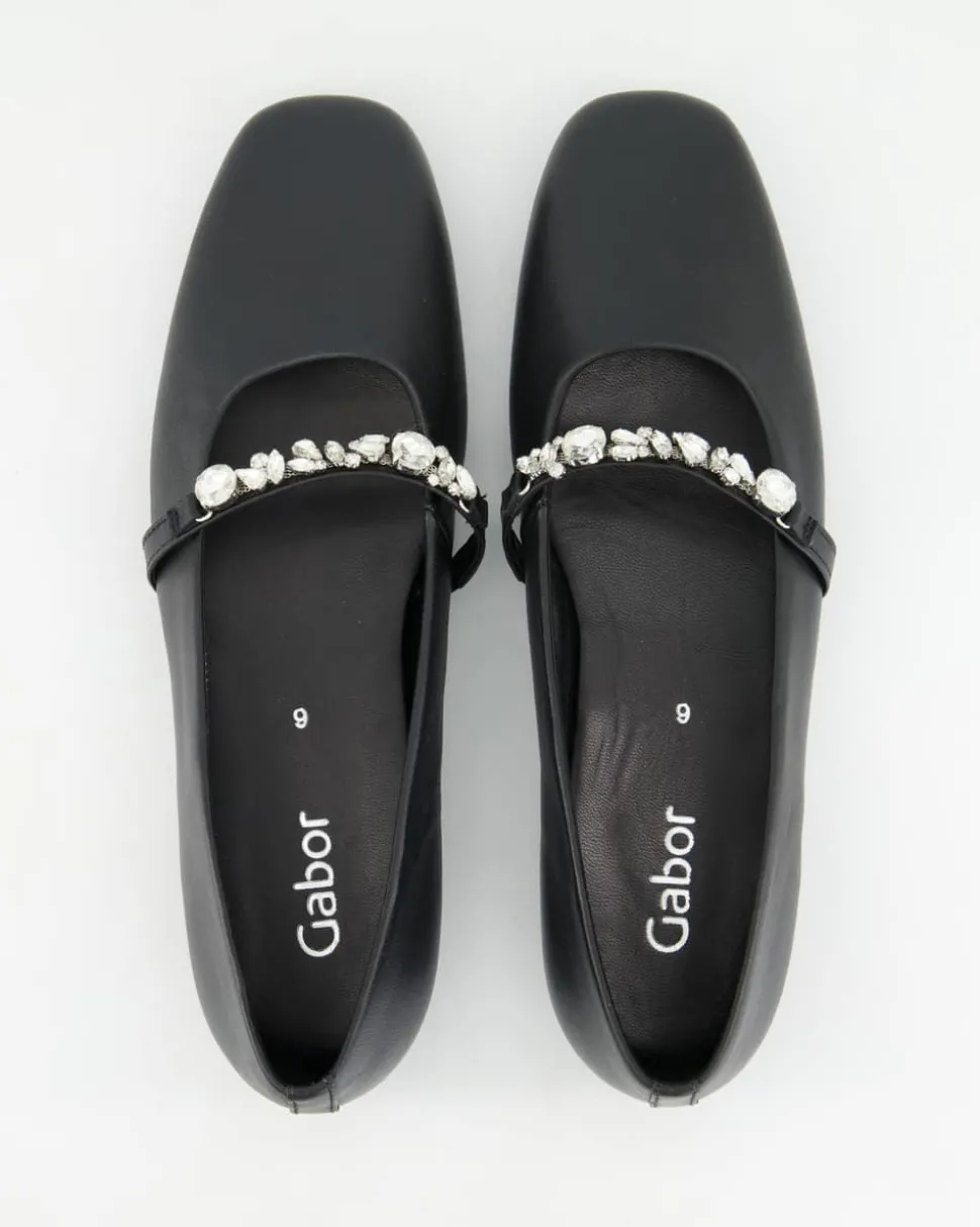 64.141.27 Ballerinas in Schwarz