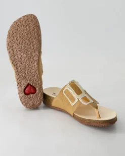 3-001136-4000 Pantoletten in Beige