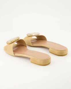 2558 Pantoletten in Beige