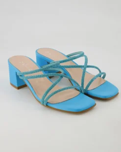 12939 Pantoletten in Blau