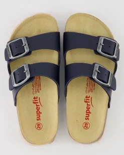 800111-8000 Pantoletten in Blau