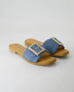 4268 Pantoletten in Blau