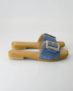 4268 Pantoletten in Blau