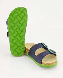 1-800111-8210 Pantoletten in Blau