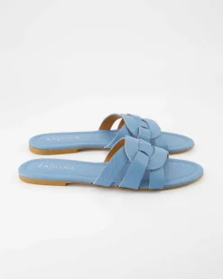 13151 Pantoletten in Blau