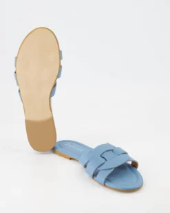 13151 Pantoletten in Blau