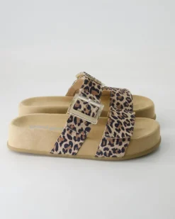 6157 Pantoletten in Braun