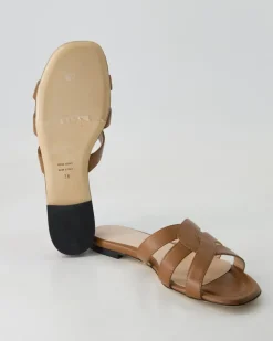 1222 Pantoletten in Braun