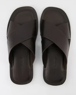 7767 Pantoletten in Braun