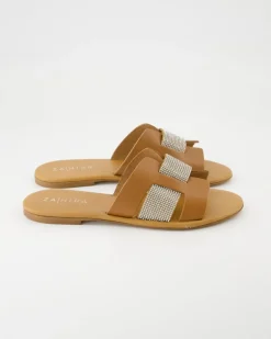 12260 Pantoletten in Braun