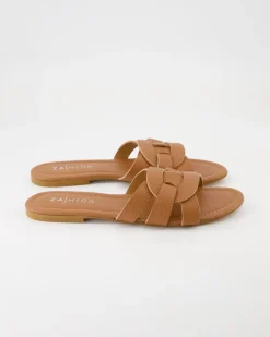 13151 Pantoletten in Braun