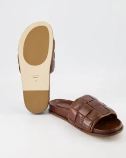 22202 Pantoletten in Braun