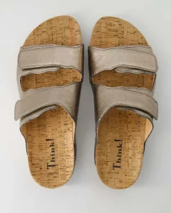 3-001177-9000 Pantoletten in Bronze