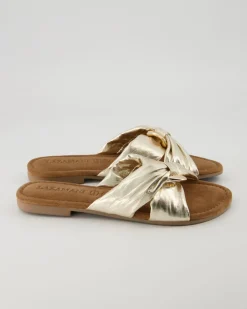 33.530 Pantoletten in Gold