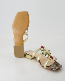 5421-772 Pantoletten in Gold