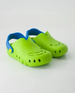 1-000990-7500 Pantoletten in Grün