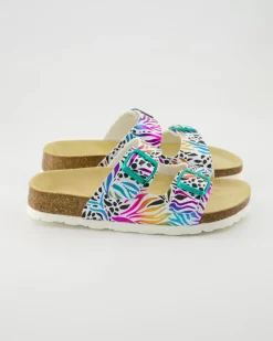 1-800111-1090 Pantoletten in Mehrfarbig